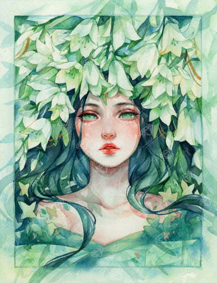 Diamond Painting Luntian 20" x 26" (50.6cm x 66cm) / Round with 71 Colors including 1 AB and 3 Fairy Dust Diamonds / 44,160