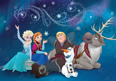 Diamond Painting Magical Northern Lights 39.8" x 27.6" (100.8cm x 69.9cm) / Square with 97 Colors including 1 AB and 5 Fairy Dust Diamonds / 113,805