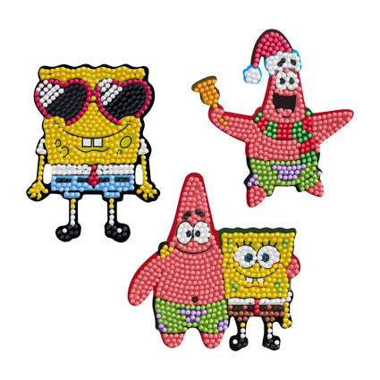 Diamond Painting Magnets - SpongeBob SquarePants™ (Set of 3)