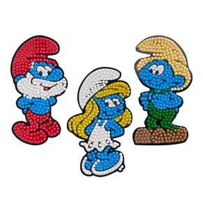 Diamond Painting Magnets - The Smurfs™ (Set of 3)