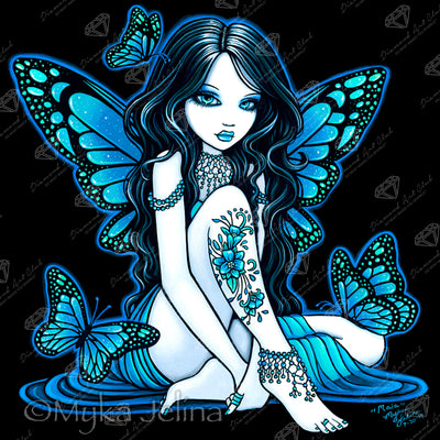 Diamond Painting Maia 22" x 22" (55.6cm x 55.6cm) / Round with 23 Colors including 1 Iridescent Diamond and 2 Fairy Dust Diamonds / 40,804