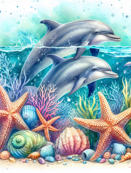 Majestic Dolphins – Diamond Art Club