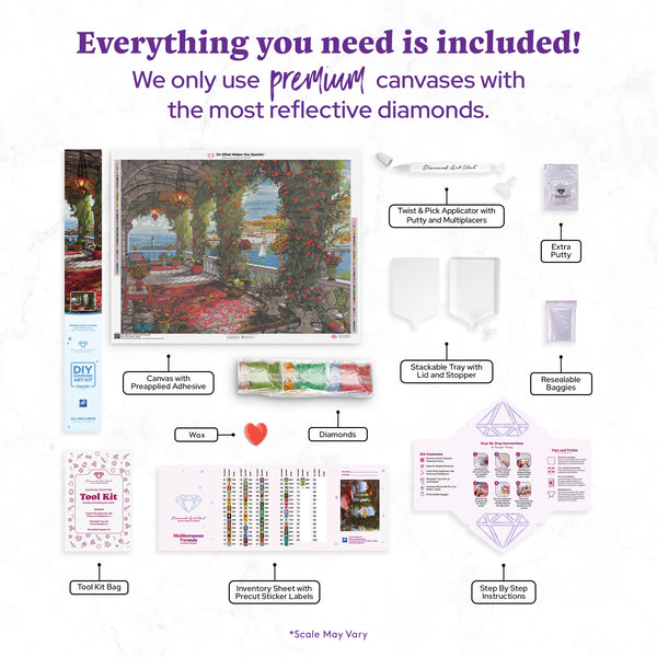 ダイヤモンドアートクラブ Mediterranean Veranda Mediterranean Veranda – Diamond Art Club