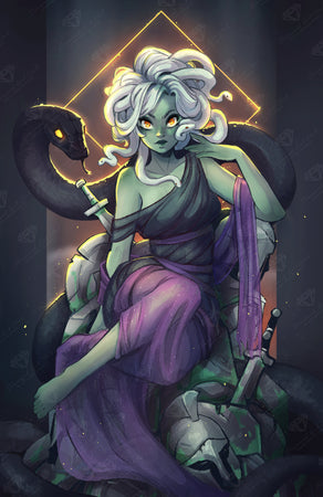 Diamond Painting Medusa 22" x 34" (55.8cm x 85.9cm) / Square with 69 Colors including 2 ABs and 3 Fairy Dust Diamonds / 77,280