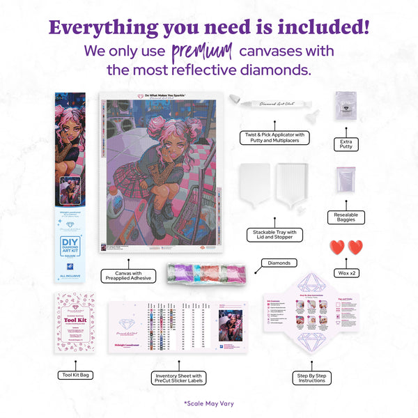 Midnight Laundromat Diamond Painting Kit – Diamond Art Club