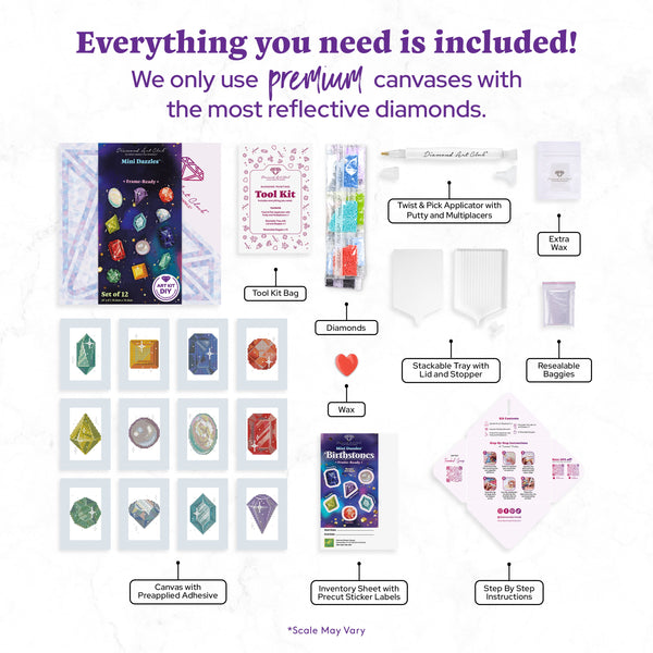Mini Dazzles™ - Birthstone – Diamond Art Club