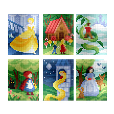 Diamond Painting Mini Dazzles™ - Fairy Tales 4" x 6" (10.2cm x 15.2cm) / Square With 27 Colors Including 1 AB and 26 Fairy Dust Diamonds / 7,200