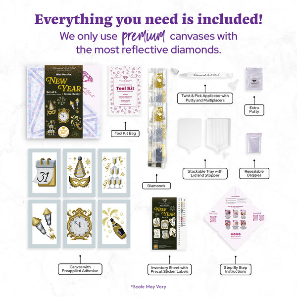 Mini Dazzles™ - New Year – Diamond Art Club