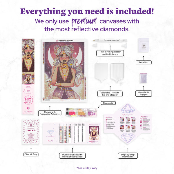 Moon Girl – Diamond Art Club