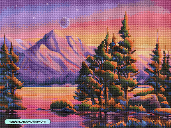 ダイヤモンドアートクラブ Morning Moon Morning Moon – Diamond Art Club