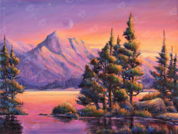 Morning Moon Diamond Painting Kit – Diamond Art Club