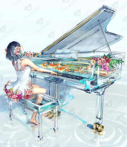 Diamond Painting My Inner Sanctuary 25.6" x 31.9" (70cm x 81cm) / Square with 59 Colors including 3 ABs and 3 Fairy Dust Diamonds / 91,325