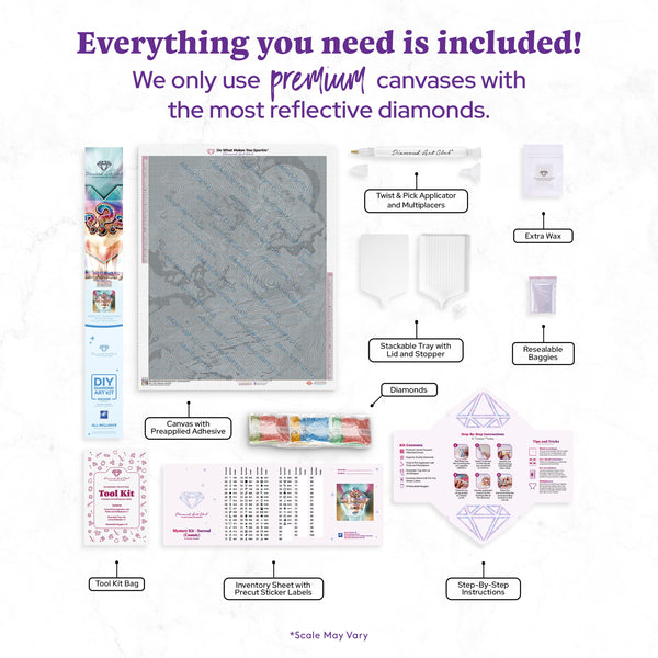 Mystery Kit #103 - Surreal (Cosmic) Diamond Painting Kit – Diamond