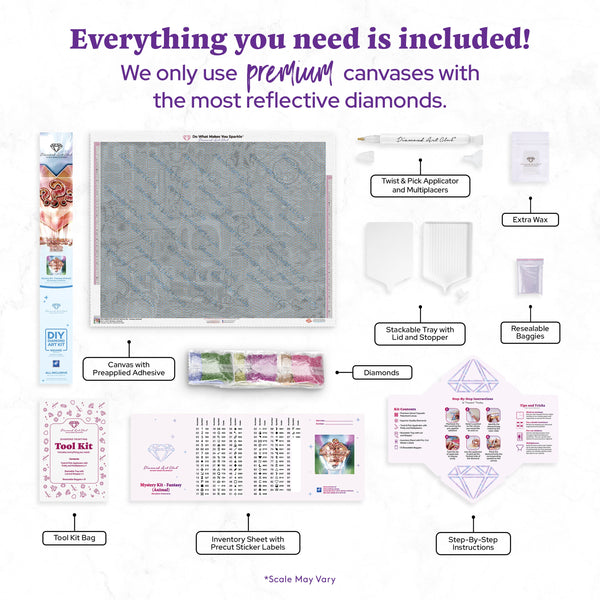 Mystery Kit #107 - Fantasy (Animal) – Diamond Art Club