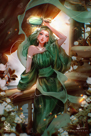 Diamond Painting Neptune 23.6" x 35.4" (60cm x 89.9cm) / Square with 72 Colors including 1 AB and 2 Iridescent Diamonds and 4 Fairy Dust Diamonds / 87,001