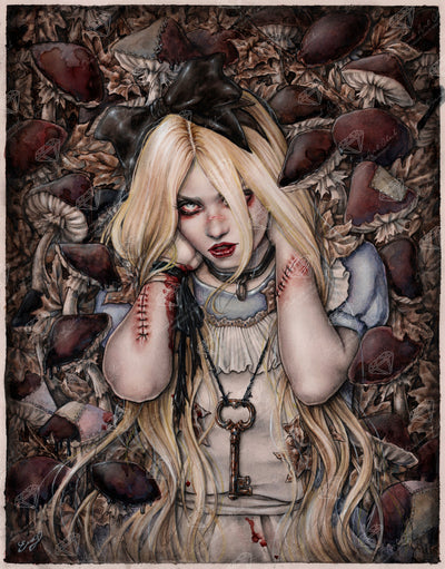 Diamond Painting Not Your Alice 22" x 28″ (56cm x 71cm) / Round with 34 Colors including 1 AB / 49,896