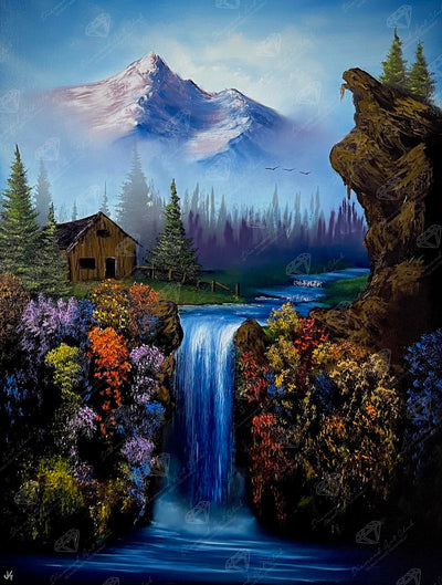 Diamond Painting Off the Grid 22" x 29" (55.8cm x 73.7cm) / Square with 84 Colors including 2 ABs and 4 Fairy Dust Diamonds / 66,304