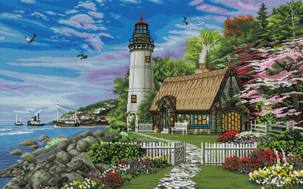 Old Sea Cottage – Diamond Art Club