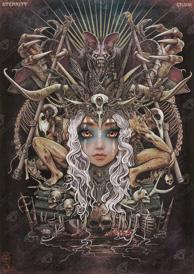 Diamond Painting Oracle 27.6" x 39" (70cm x 99cm) / Square with 43 Colors including 2 ABs and 2 Fairy Dust Diamonds / 111,557