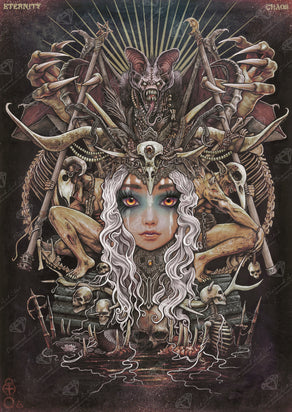 Diamond Painting Oracle 27.6" x 39" (70cm x 99cm) / Square with 43 Colors including 2 ABs and 2 Fairy Dust Diamonds / 111,557