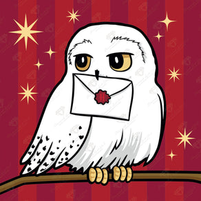 Diamond Painting Owl Post - Holiday Market 13" x 13" (32.8cm x 32.8cm) / Round With 10 Colors Including 1 AB and 1 Electro Diamond / 13,689