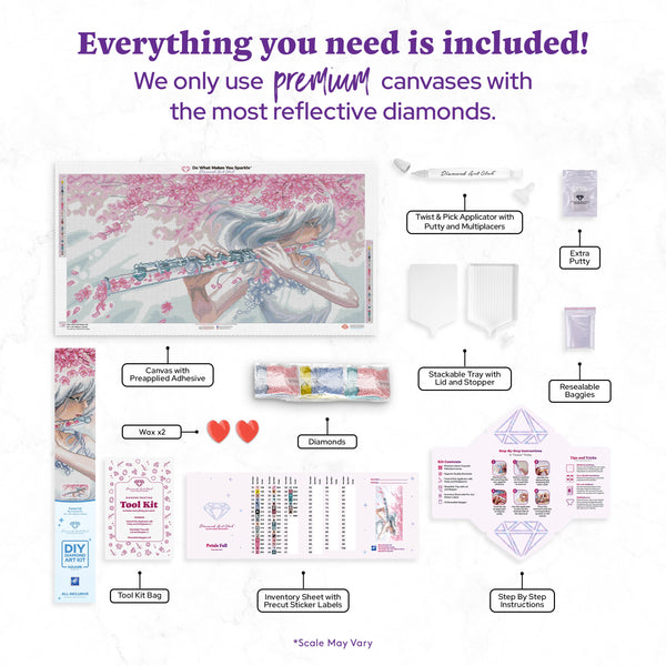 Petals Fall Diamond Painting Kit – Diamond Art Club