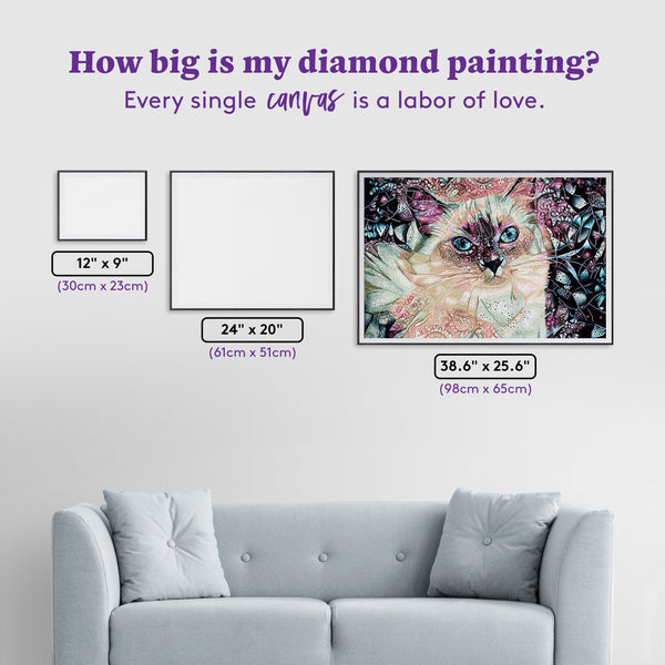 Pink Ragdoll Cat – Diamond Art Club