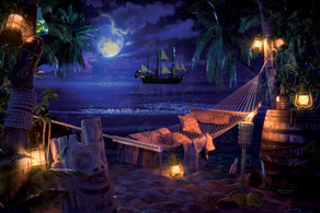 Diamond Painting Pirate Cove 41.3" x 27.6" (105cm x 70cm) / Square with 57 Colors including 2 ABs and 2 Fairy Dust Diamonds / 118,301
