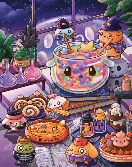 Diamond Painting Potion Room 22" x 28" (55.8cm x 70.7cm) / Square with 96 Colors including 4 ABs and 2 Fairy Dust Diamonds / 63,616