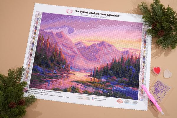 Purple Mountain Majesty – Diamond Art Club