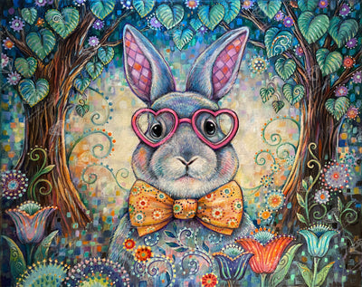 Diamond Painting Rosy Outlook 32.3" x 25.6" (81.9cm x 65cm) / Square with 93 Colors including 1 AB and 4 Fairy Dust Diamonds / 85,869