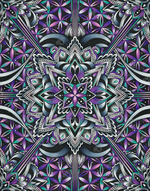 Diamond Painting Sacred Web 27.6" x 35.0″ (70cm x 89cm) / Square with 22 Colors including 4 ABs / 97,781