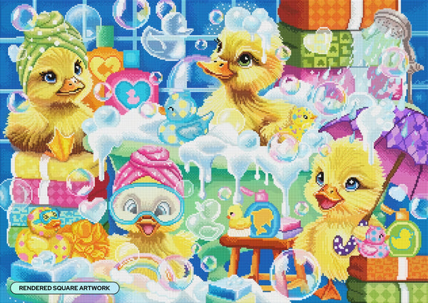 Scrub a Dub Ducklings – Diamond Art Club