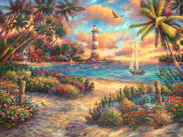 Seaside Vista Diamond Painting Kit – Diamond Art Club