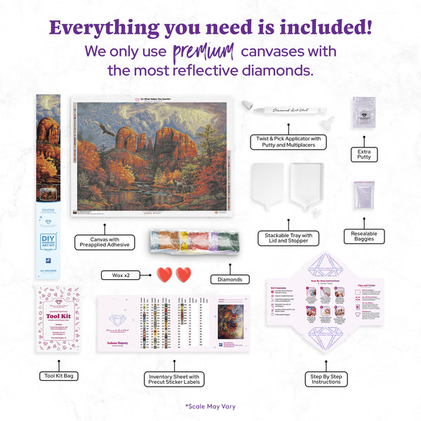 Sedona Majesty Diamond Painting Kit – Diamond Art Club