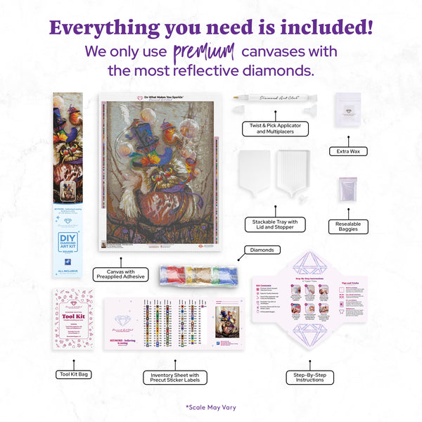 ダイヤモンドアートクラブ SEYMORE SEYMORE - believing is seeing Diamond Painting Kit – Diamond Art Club