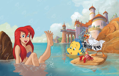 Diamond Painting She's Got Legs! 42.9" x 27.6" (108.8cm x 69.9cm) / Square with 67 Colors including 5 Fairy Dust Diamonds / 122,797