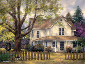 Diamond Painting Simple Country 29" x 22″ (74cm x 56cm) / Round with 43 Colors including 2 ABs / 51,678