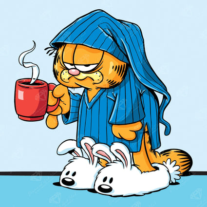 Diamond Painting Sleepy and Grumpy Cat (Amazon) 13" x 13" (33cm x 33cm) / Square with 15 Colors including 2 ABs / 17,424