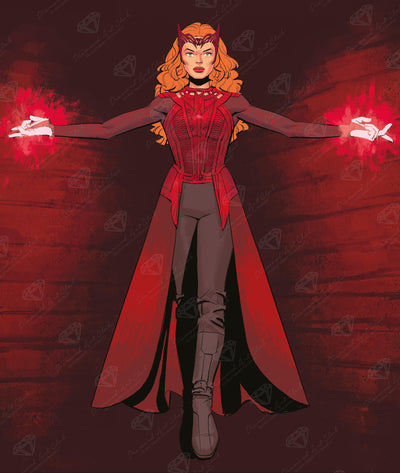 Diamond Painting So Much Power 22" x 26" (55.8cm x 66cm) / Square with 21 Colors including 1 ABs and 1 Glow in the Dark Diamonds / 59,360