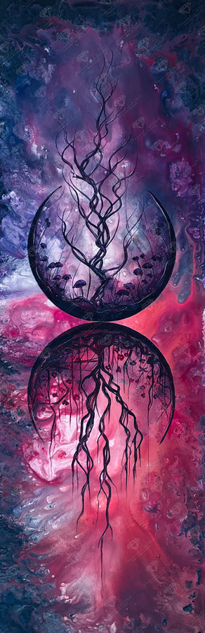 Diamond Painting Soul Inception 17" x 52" (42.8cm x 132cm) / Square with 56 Colors including 3 ABs and 2 Fairy Dust Diamonds / 91,160