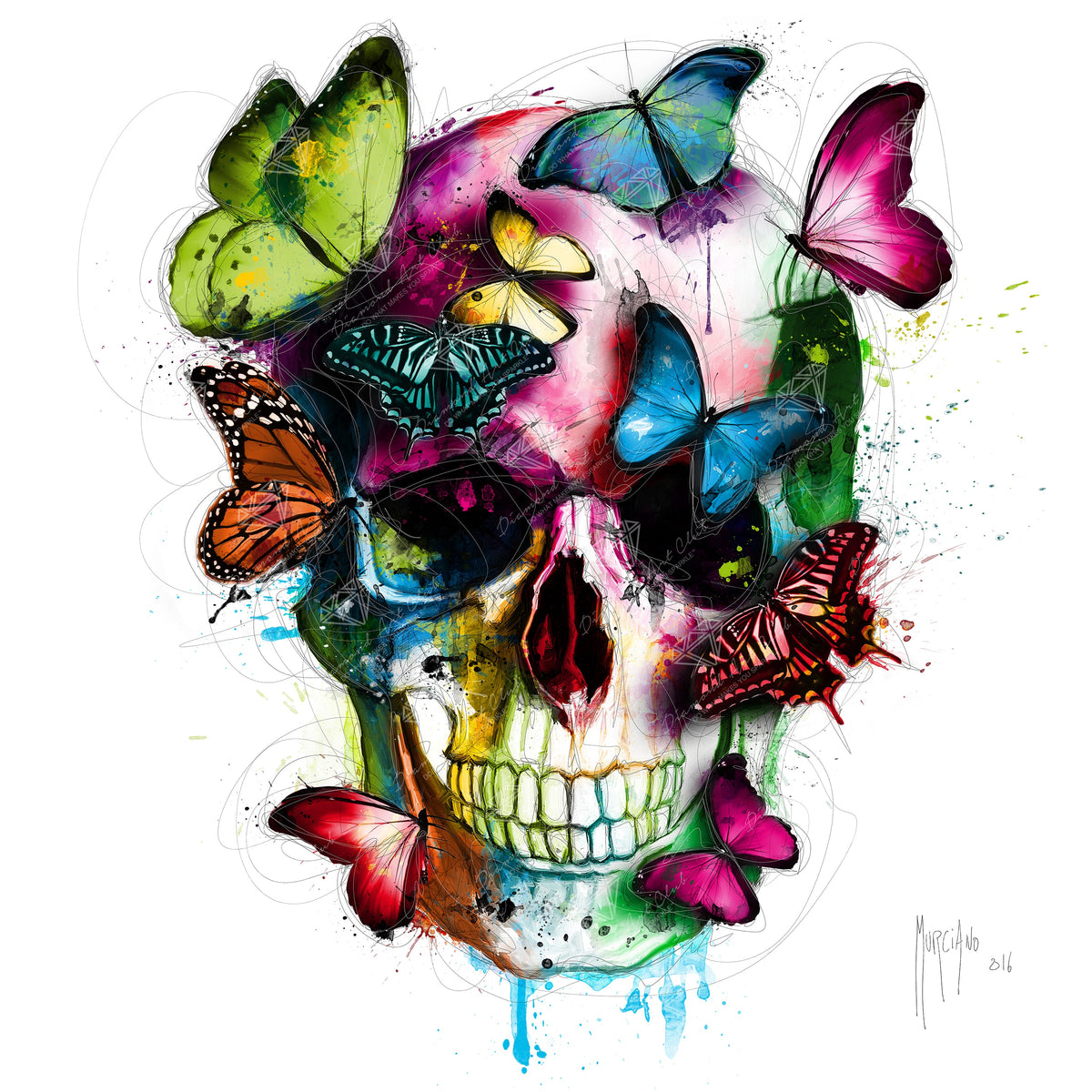 Diamond Painting Soul's Colors 16.1″ x 16.1″ (41cm x 41cm) / Round With 29 Colors Including 1 AB / 21,025