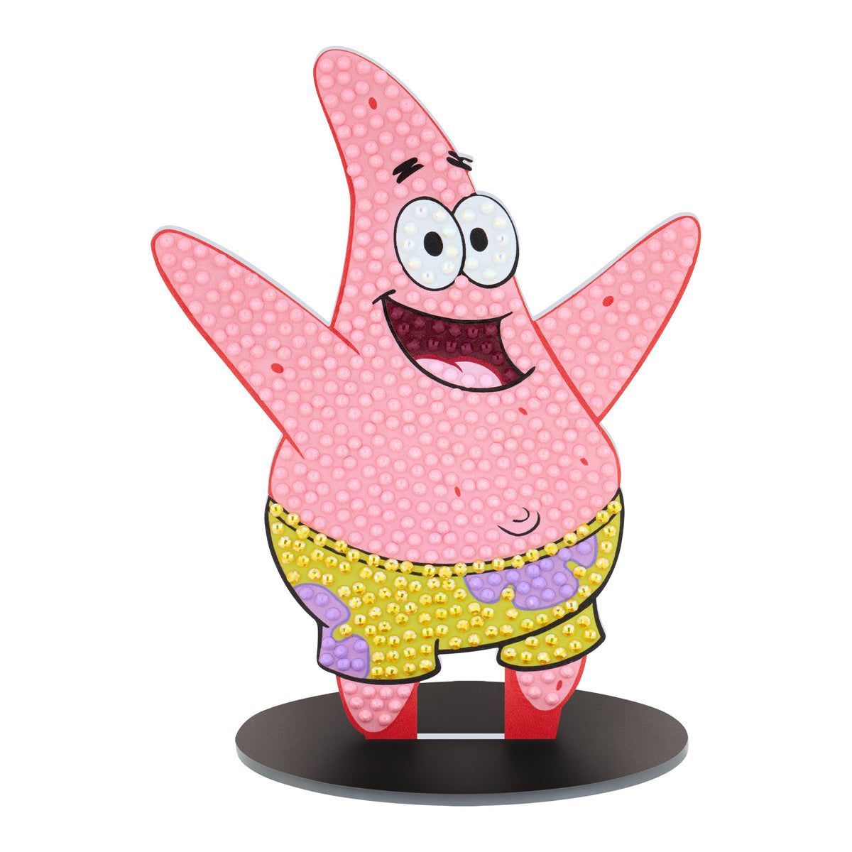 Diamond Painting Sparkle Pals™ - Big Mood Patrick 4.0" x 5.5" (10.4cm x 14.1cm) / Round with 6 Colors Including 2 ABs and 1 Fairy Dust Diamond / 565