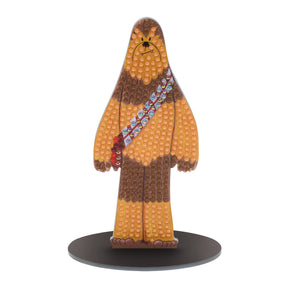 Diamond Painting Sparkle Pals™ - Chewbacca™ 5.6" x 2.3" (14.3cm x 6cm) / Round with 6 Colors including 2 ABs and 3 Fairy Dust Diamonds / 379