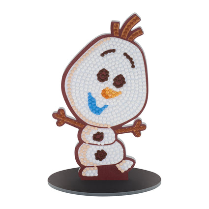Diamond Painting Sparkle Pals™ - Chibi Olaf™ 5.6" x 2.9" (14.4cm x 7.5cm) / Round with 7 Colors including 1 AB and 1 Fairy Dust Diamond / 525