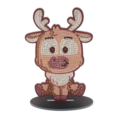 Diamond Painting Sparkle Pals™ - Chibi Sven 5.6" x 3.7" (14.4cm x 9.6cm) / Round with 8 Colors including 1 AB / 591