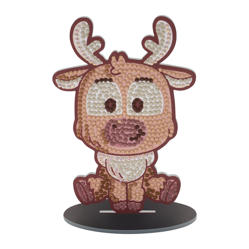 Diamond Painting Sparkle Pals™ - Chibi Sven 5.6" x 3.7" (14.4cm x 9.6cm) / Round with 8 Colors including 1 AB / 591