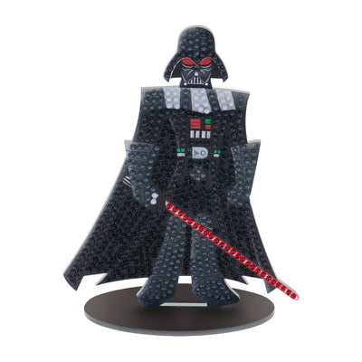 Diamond Painting Sparkle Pals™ - Darth Vader™ 5.6" x 4.4" (14.3cm x 11.2cm) / Round with 5 Colors including 1 Iridescent Diamond and 3 Fairy Dust Diamonds / 574