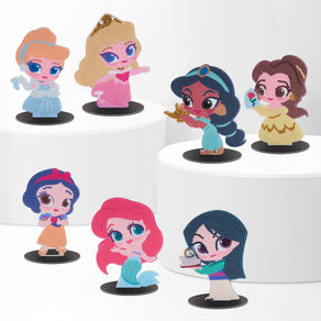 Diamond Painting Sparkle Pals™ - © Disney Princesses Complete Set