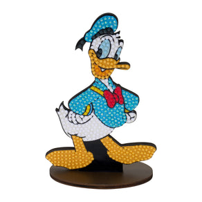 Diamond Painting Sparkle Pals™ - Donald Duck™ 5.6" x 3.8" (14.3cm x 9.6cm) / Round with 8 Colors including 1 AB and 1 Fairy Dust Diamond / 474